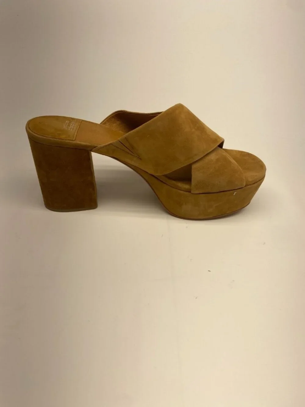 Jeffrey Campbell Womens Coerce Tan Platform Sandal Sz 8.5